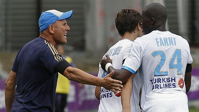 Élie Baup, entrenador del Olympique de Marsella