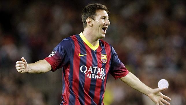 Al Barça le basta con la zurda de Messi