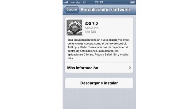 Problemas de conexión y de velocidad en la descarga del nuevo iOS 7