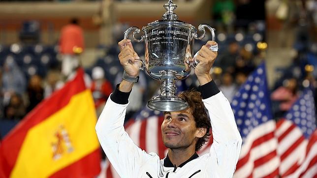 Rafa Nadal, con el título del US Open de 2013