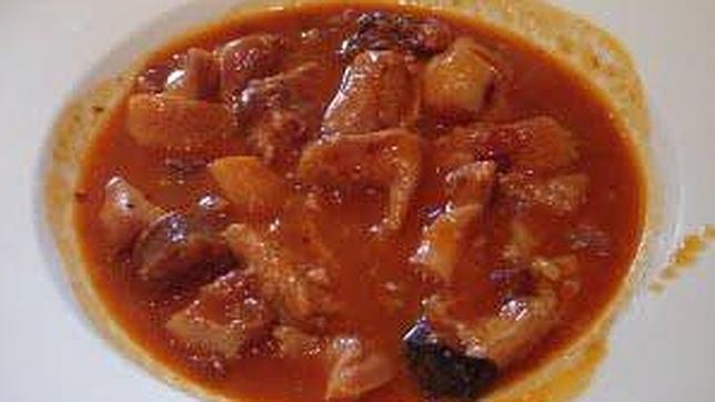 Callos a la madrileña en el restaurante Trifón de Madrid