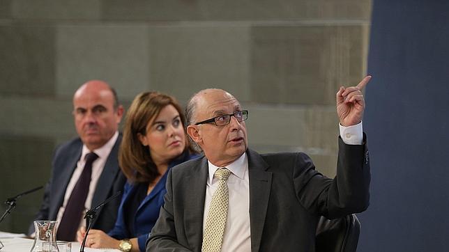 Cristóbal Montoro, ministro de Hacienda