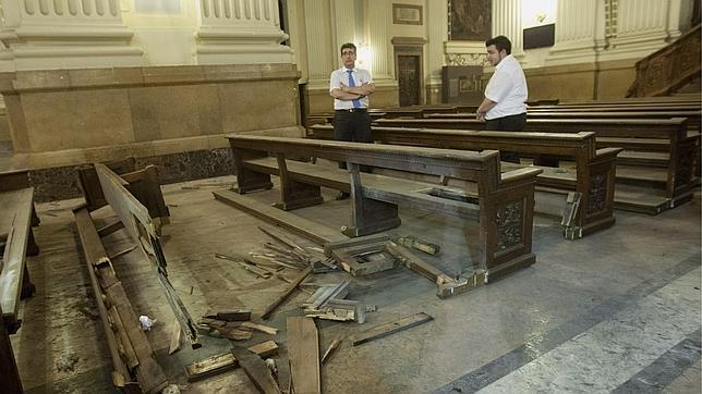 El arzobispo de Zaragoza señala que no ha habido daños en el patrimonio histórico-artístico