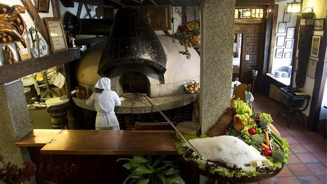El horno del restaurante, uno de sus mayores tesoros