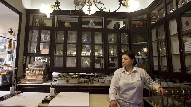 El interior de la pastelería, todo un lujo