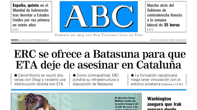 ETA dejó de matar en Cataluña después de que el «asesor» Otegi negociara con ERC en 2001