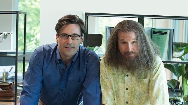 Larry David y Jon Hamm improvisan juntos en «Clear History», de HBO