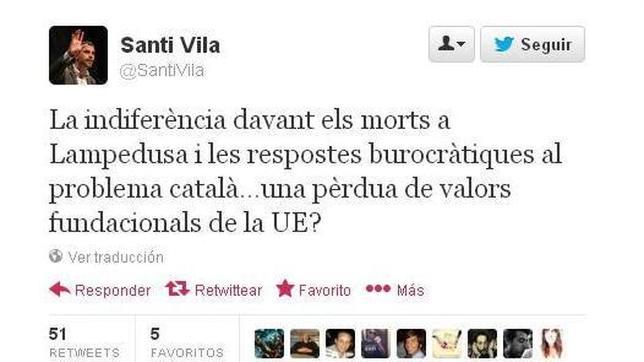 Un conseller equipara la tragedia de Lampedusa y el soberanismo catalán