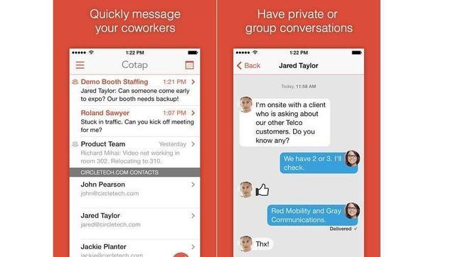 Apple lanza Cotap, un «WhatsApp para la empresa»