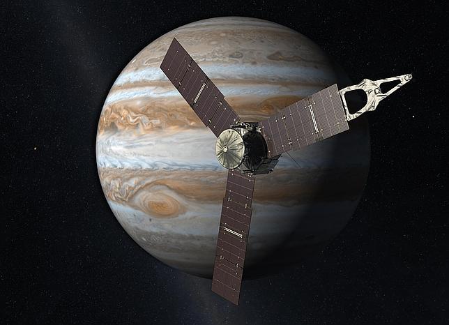 Una nave utilizará esta noche la Tierra como una onda para volar a Júpiter