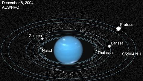 Encuentran una luna perdida de Neptuno