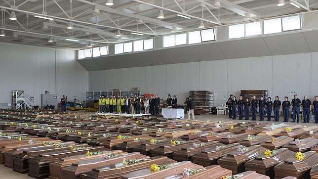 Termina la búsqueda de cadáveres entre restos del barco naufragado en Lampedusa