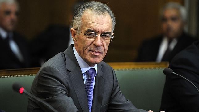 Rápanos, durante su primero y uno de los pocos consejos de gobierno del Ejecutivo griego de Antonis Samarás