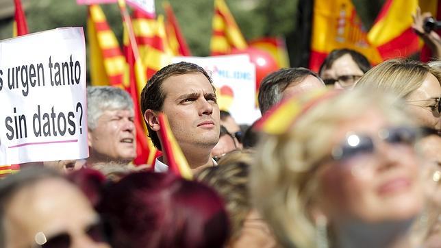 C's convocará un nuevo acto por la unidad de España el Día de la Constitución