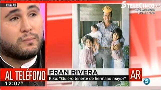 Kiko Rivera a Francisco: «Me gustaría tener esa alegría que papá querría que tuviéramos»