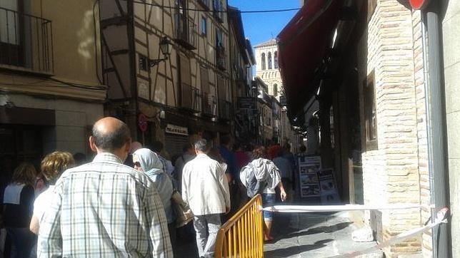Comienzan las obras en Santo Tomé, la calle más turística de Toledo