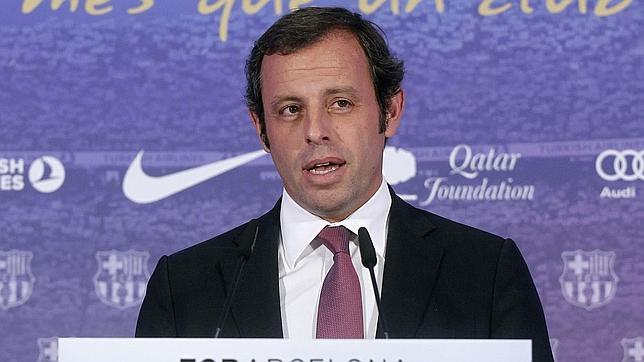 Bronca de Sandro Rosell al director de comunicación del Barcelona