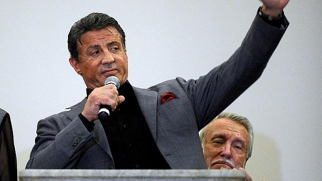 Stallone expone en Rusia ante la indignación de los comunistas