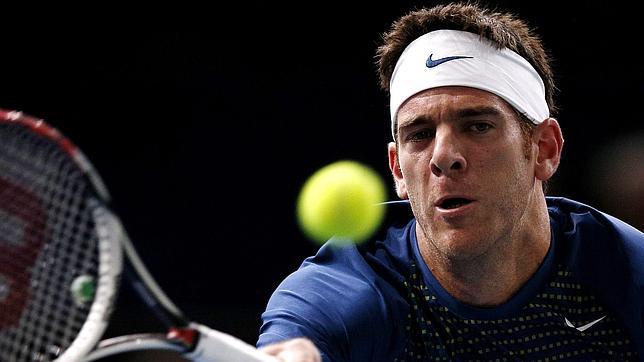 Juan Martín del Potro, durante el torneo de París