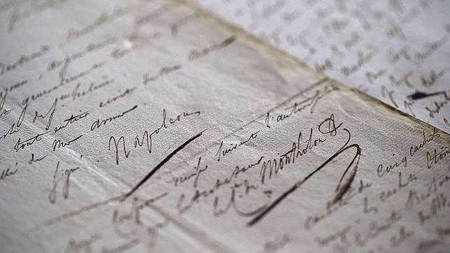 Vendida por 375.000 euros la copia del testamento de Napoleón