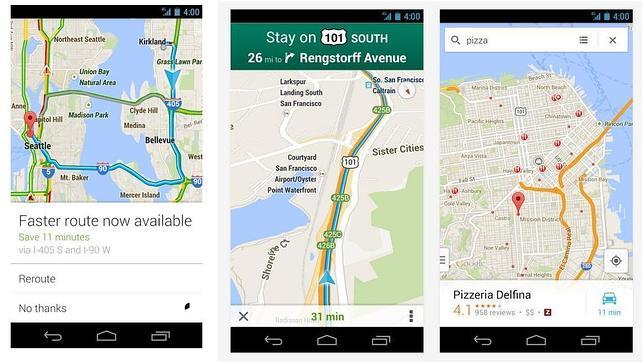 Los avisos de tráfico de Google Maps están disponibles en España