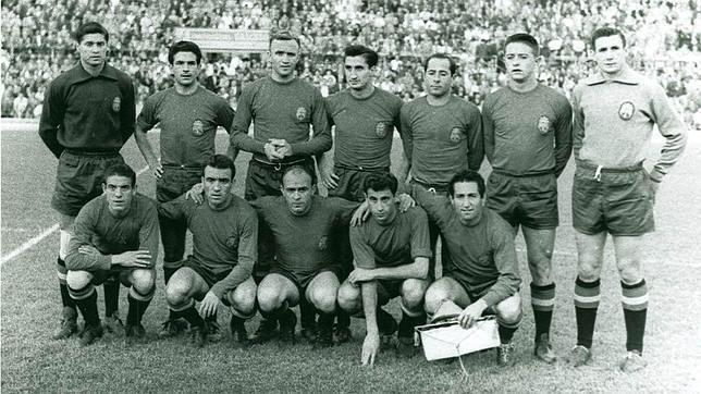 Equipo que se enfrentó a Argentina en un amistoso previo al Mundial de 1962