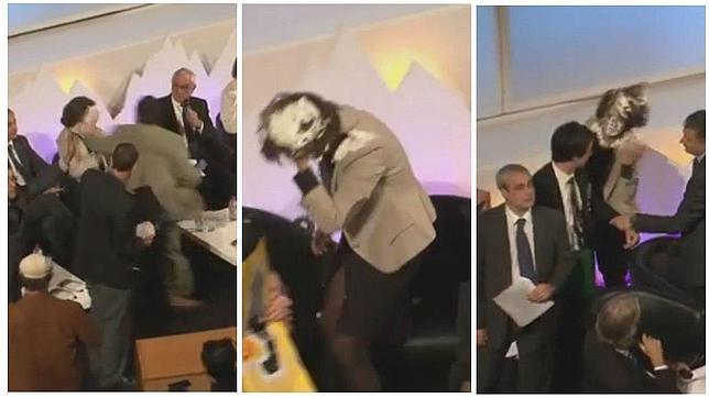 Barcina: «Antes de los tartazos nadie me había puesto la mano encima»