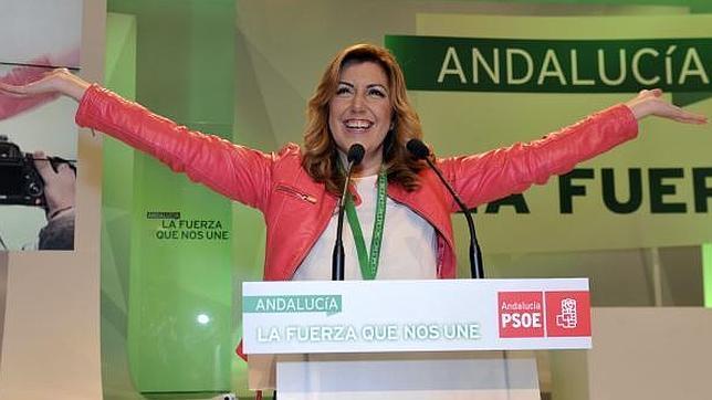 Susana Díaz promete «un nuevo tiempo» y anima a reconocer los errores del pasado