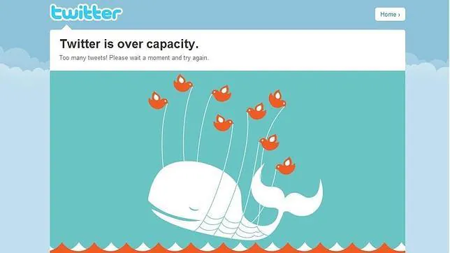 Twitter elimina la «ballena del error»