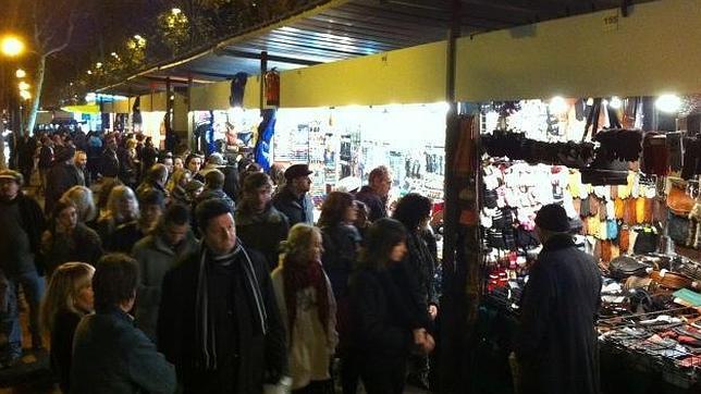 La feria de Gran Via tiene mucha afluencia días antes de Reyes