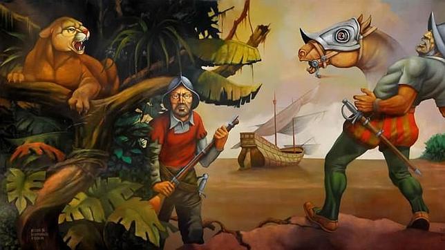 La muerte de Juan Díaz de Solís, primer español que llegó al Río de la Plata