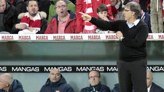 Martino: «Vi un muy buen Barça»