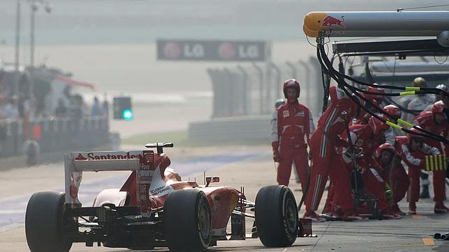 Ferrari, el equipo más rápido en boxes