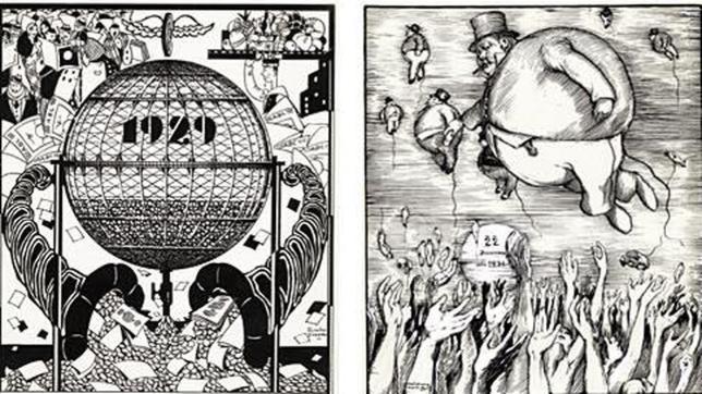 Dos de las obras presentes en la muestra