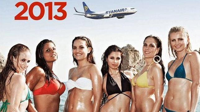 El calendario de azafatas en bikini de Ryanair es declarado «ilícito y desleal»