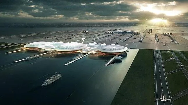 Una isla-aeropuerto futurista para Londres