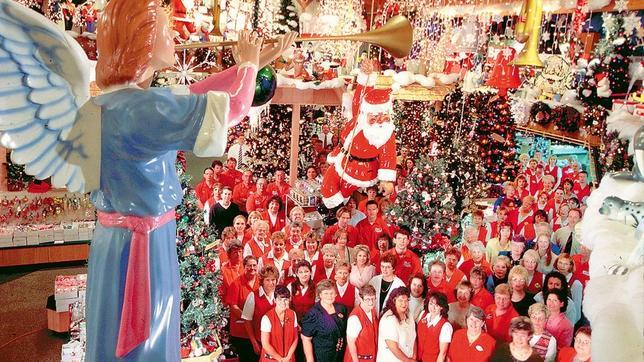 Así es la tienda de adornos de Navidad más grande del mundo