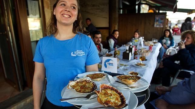El olor del marisco gallego es característico e invita a probar... y repetir