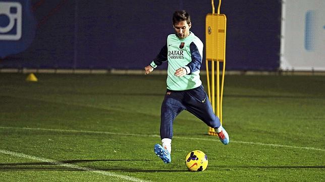 Messi, en plena forma
