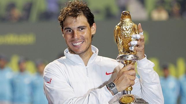 Nadal, brillante campeón en Doha