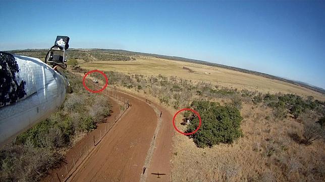 Aviones no tripulados contra la caza furtiva de rinocerontes en Sudáfrica