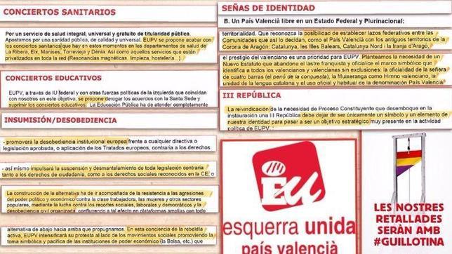 Los «socios» del PSPV abogan por un «País Valenciano libre federado con Cataluña»