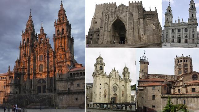 Las cinco catedrales gallegas en 360 grados
