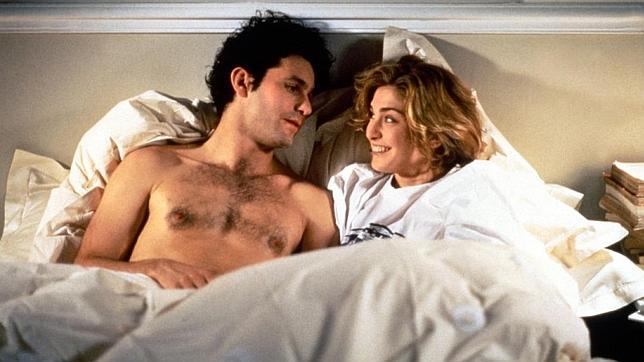 Julie Gayet con Serge Hazanavicius en «Delphine 1, Yvan 0»