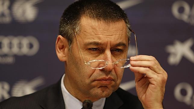 José María Bartoméu, en la rueda de prensa del pasado viernes