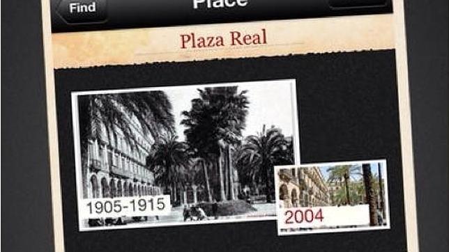 La herramienta permite superponer fotos y conocer detalles históricos de la imagen