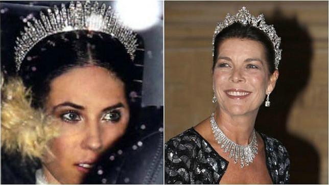 Tatiana Santo Domingo usó la tiara de diamantes de Carolina de Mónaco