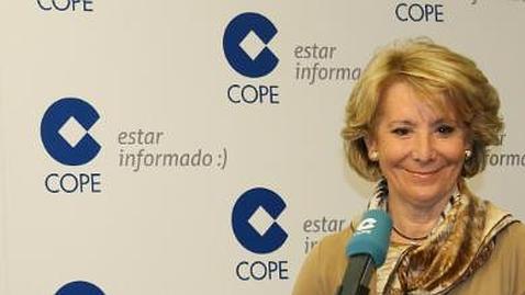 Esperanza Aguirre: «Los Premios Goya se han convertido en una gala contra el PP»
