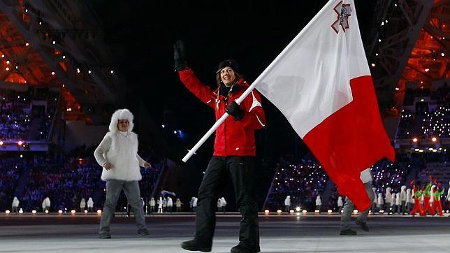 Elise Pellegrin, abanderada de Malta