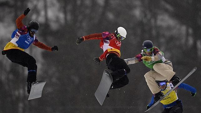 Sochi 2014: Lucas Eguibar, eliminado en las semifinales de boardercross tras una caída